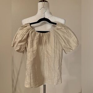 ZARA Girls Gold Blouse